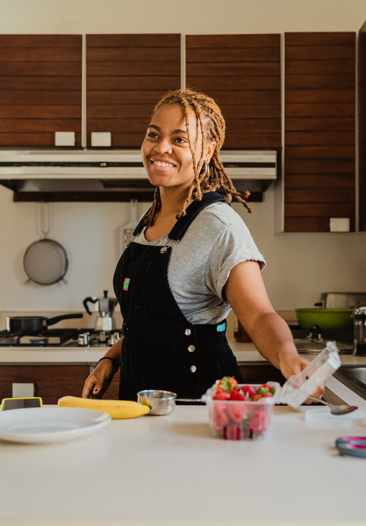 Woman cooking